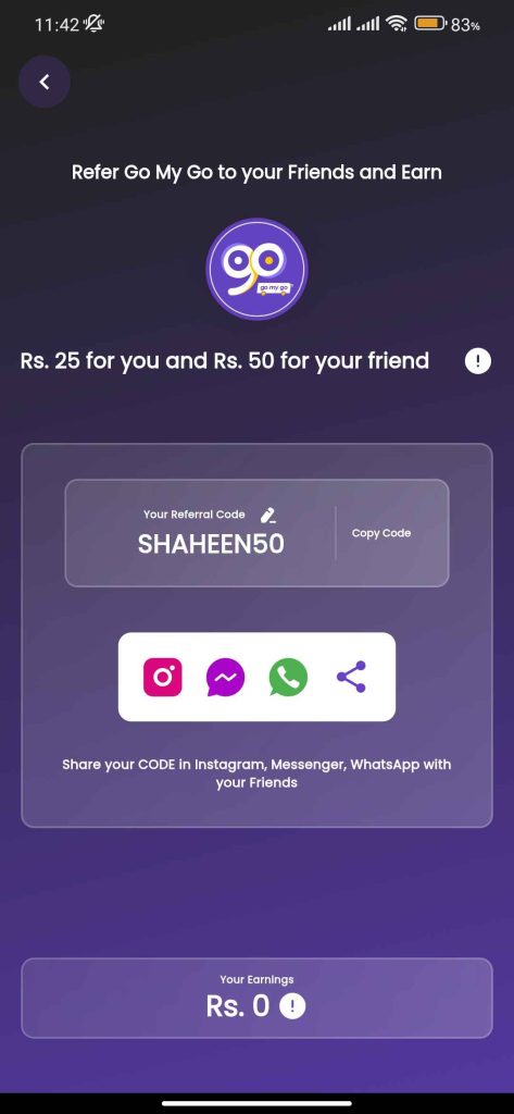 GoMyGo Referral Program