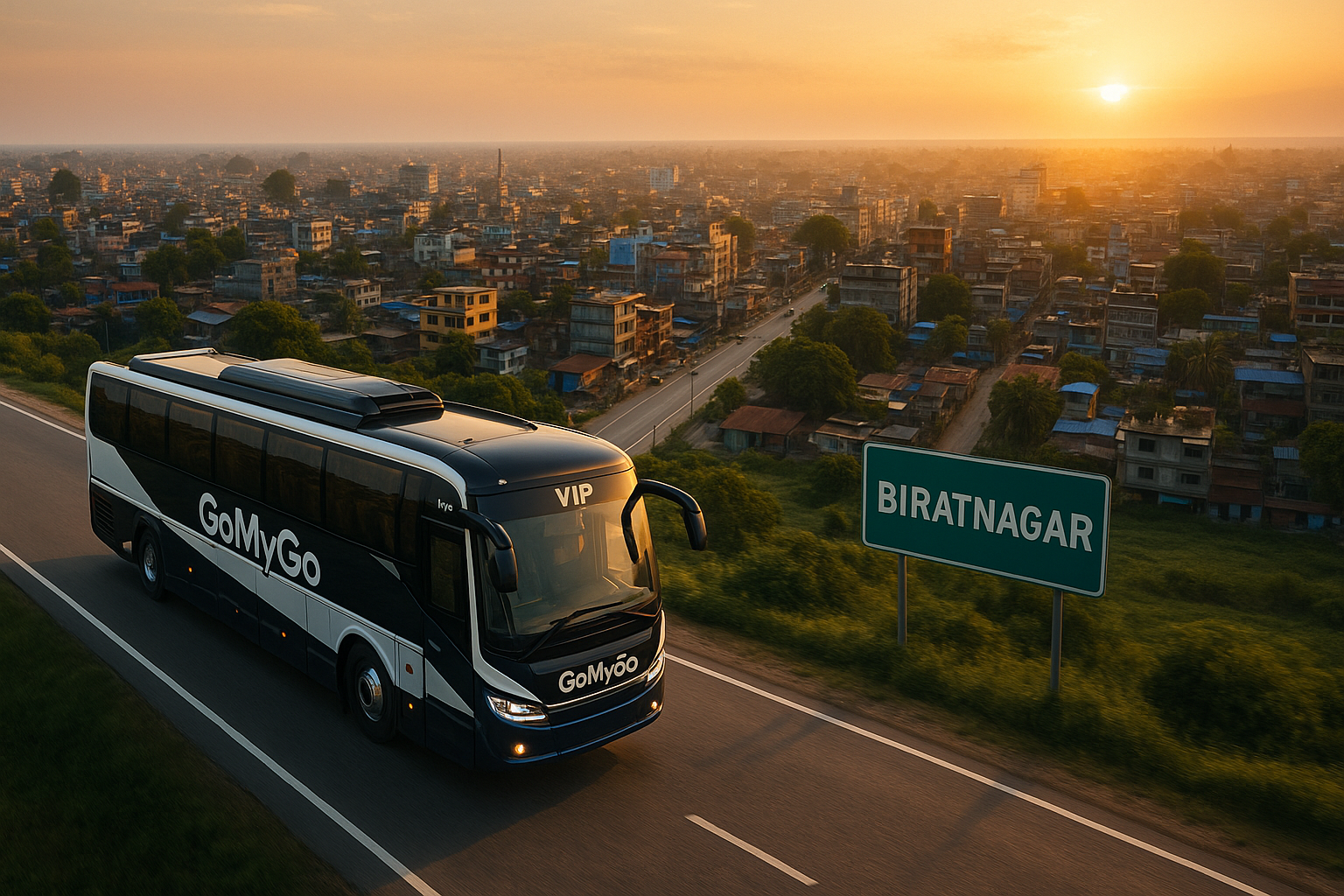 Kathmandu to Biratnagar bus
